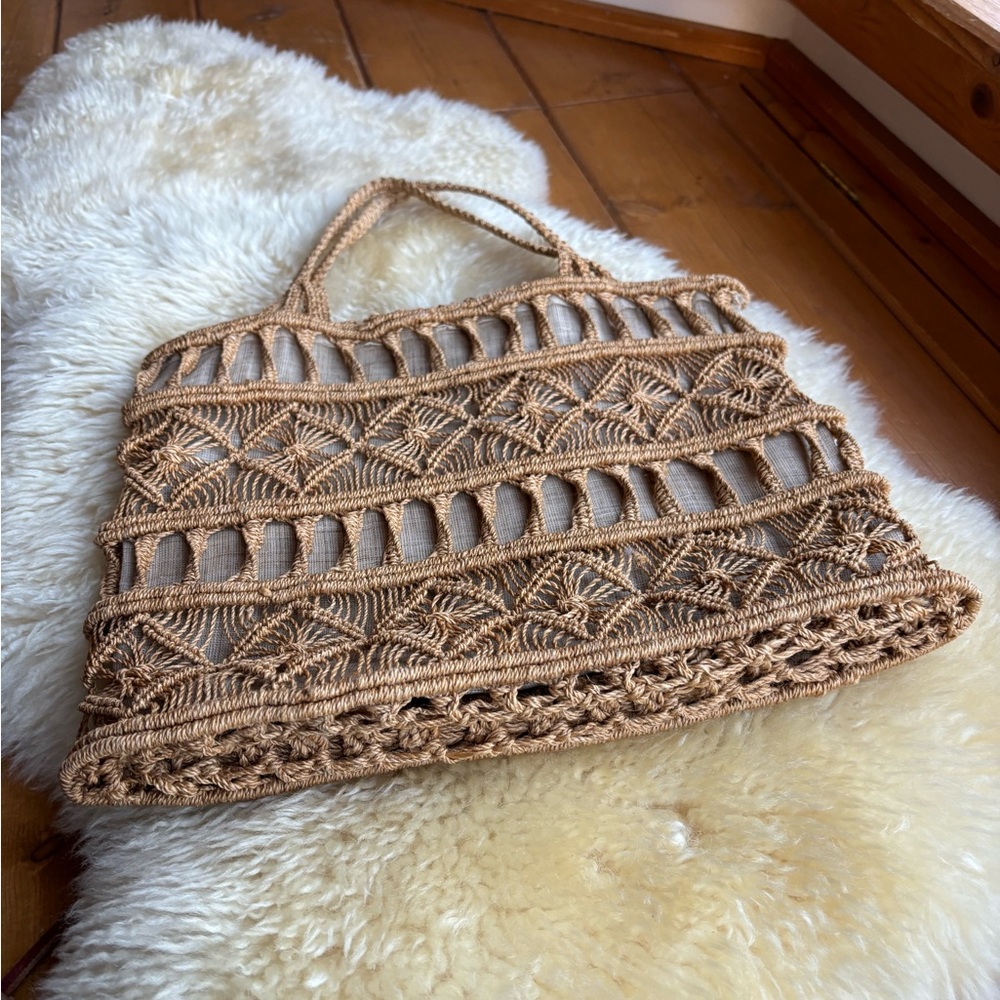 Vintage Woven Basket Purse - Picture 4 of 7
